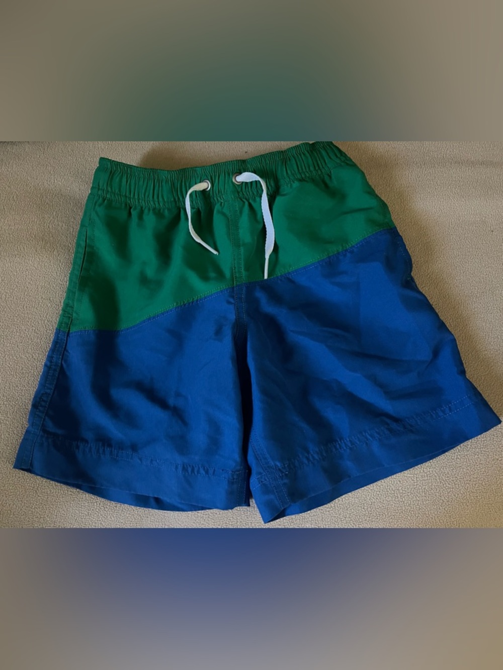 Hanna Andersson Kids' Swim trunks Green and blue